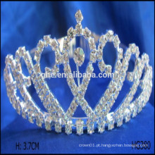 Coroas de tiaras de strass das meninas para jóias de cabelo de noivas